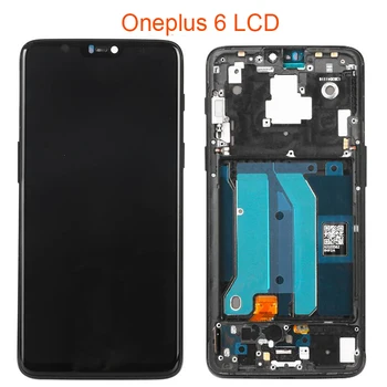 

AAA Lcd 1+6 For Oneplus 6 / 1+ 6 LCD Display A6000 A6003 Digitizer Screen Touch Panel Sensor Assembly Replacement Parts
