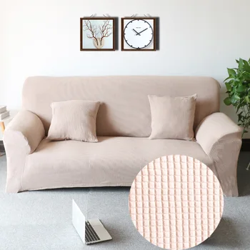 

Corn kernels Sofa Cover Thick Elastic Couch Cover Polar fleece Universal Non-slip Slipcover 1/2/3/4-Seat sofa Furniture Covers