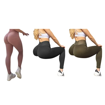 

Women's Body Lifting Hip Sports Yoga Pants Solid Leggings