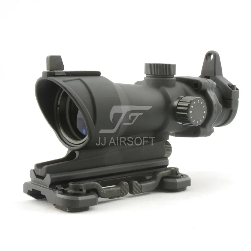 JJ страйкбол ACOG Стиль 4x32 область красный/зеленый сетка w QD крепление и Killflash/Killflash(черный/загар) полное освещение
