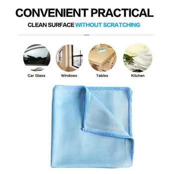 

Microfiber Cleaning Cloth Set Of 5 Towel Rag Car Polishing No Scratch Detailing