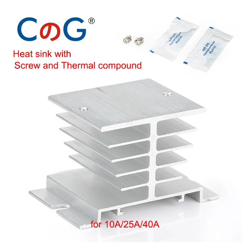 CG REX-C100 Digital PID Temperature Controller Thermostat 40DA SSR Relay K/J Screw M6 1M Thermocouple Probe RKC Heat Sink Set Digital Temperature Controller