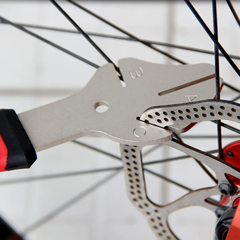 ABZB-BIKE ручной Mtb велосипеда дисковый тормоз ротора сплющивающий инструмент для велосипедного Тормоза Дисковый контроллер инструмент для установки на трубу велосипедного ремонт