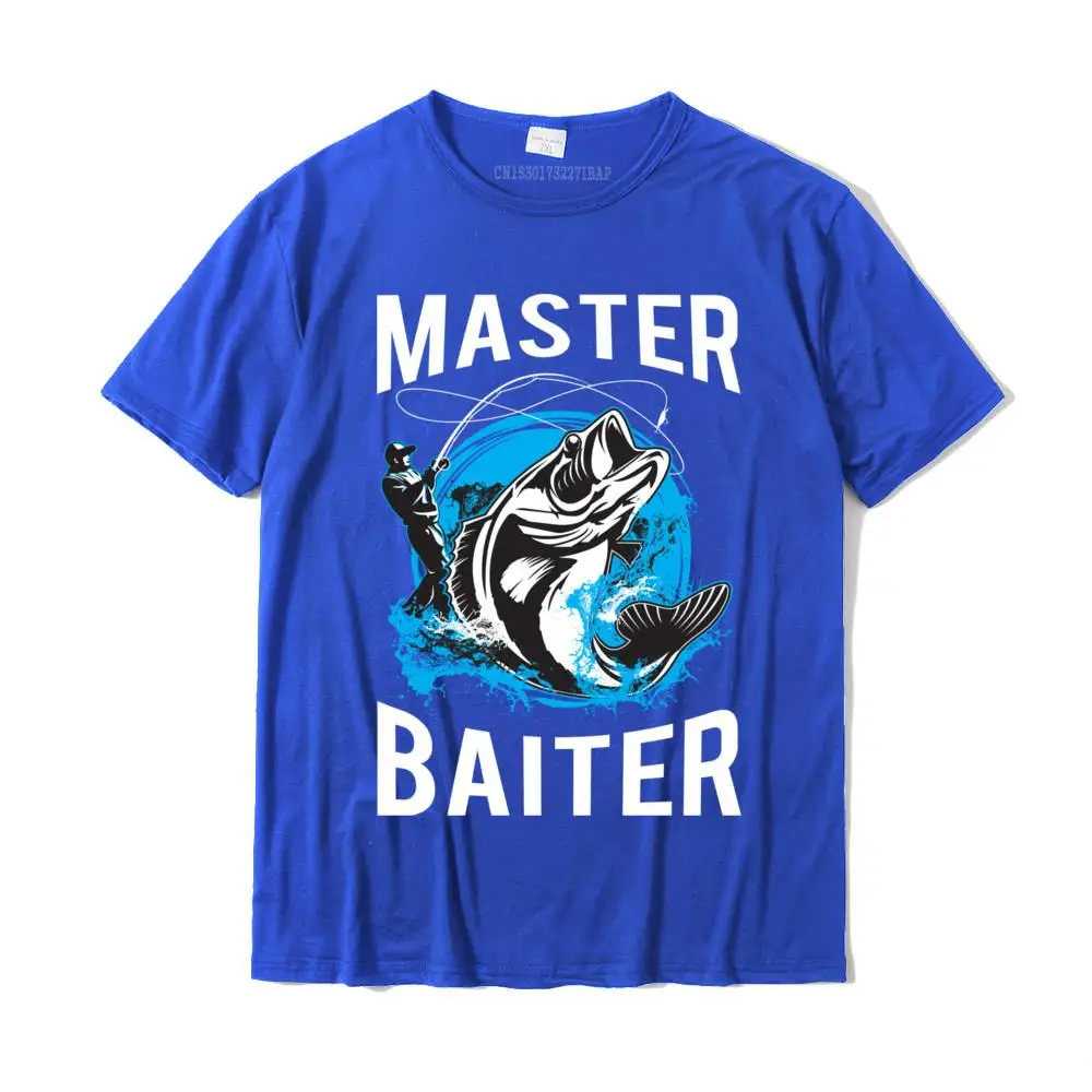 Normal Summer Tops & Tees Short Sleeve for Men 100% Cotton Summer/Fall O-Neck Tshirts Camisa Tops T Shirt Brand Mens Master Baiter Hoodie Funny Fishing Master Baiter Hoodie__MZ23981 blue