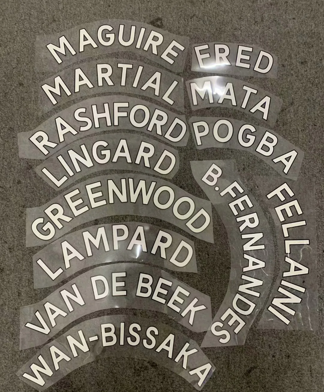 2020 домашняя белая Кавани Lampard Greenwood Lingard Pogba Mata Боевая Б. Фернандес Rashford Nameset