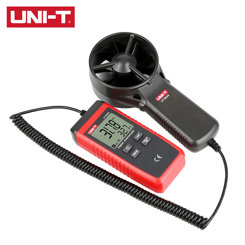 Instrumentos de medição de velocidade Split tipo Anemômetro Digital Preciso Uni t Ut363s uni t ut363s split tipo anemometro digital preciso 01