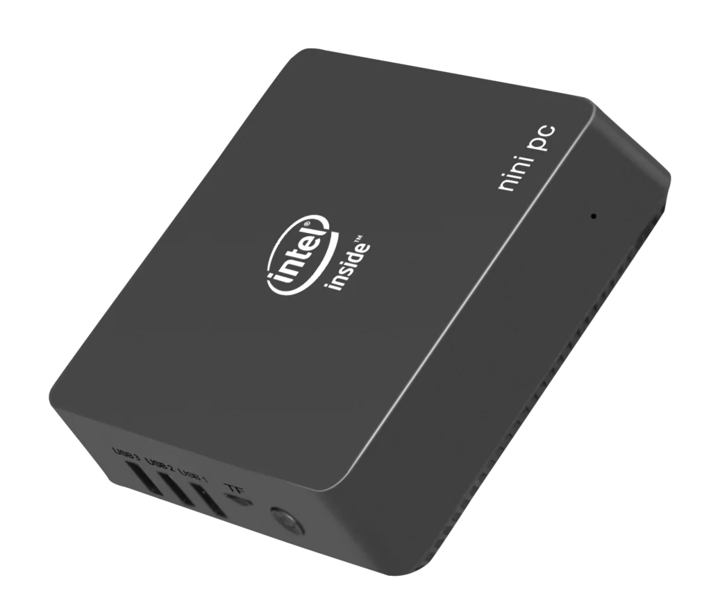 Мини-ПК AK5 Intel Apoll Lake J3455 Win10 4 Гб ОЗУ 64 ПЗУ 2 USB Wi-Fi ГГц/телефон двойной экран |