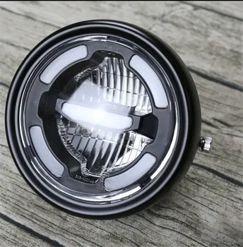 

6.5Inch LED Bicycle Motorcycle HeadLight Head Light Lamp Hi/Lo Beam Angle Eyes