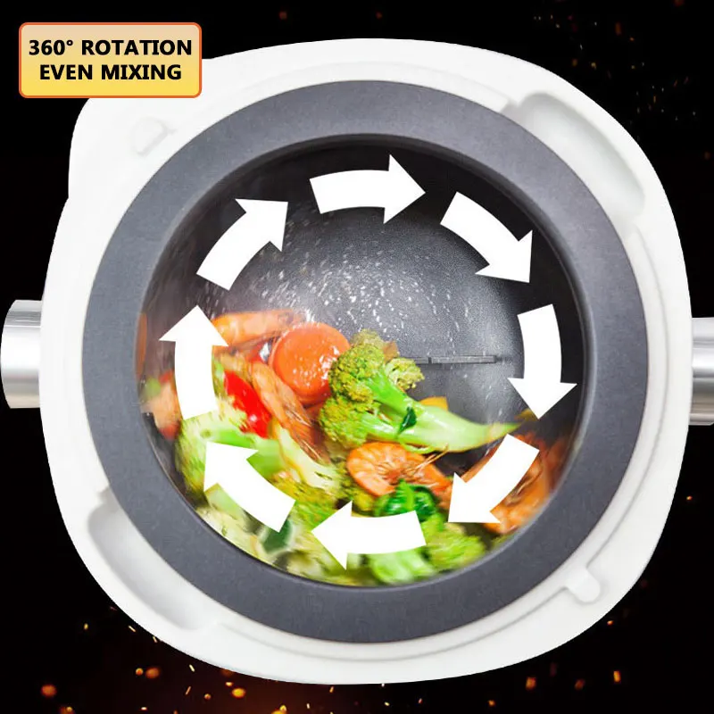 Commercial Tabletop Intelligent Automatic Cooking Robot Cooking Machine  Cooking Pot Electromagnetic Wok Chinese Food Cooker - Multi Cookers -  AliExpress