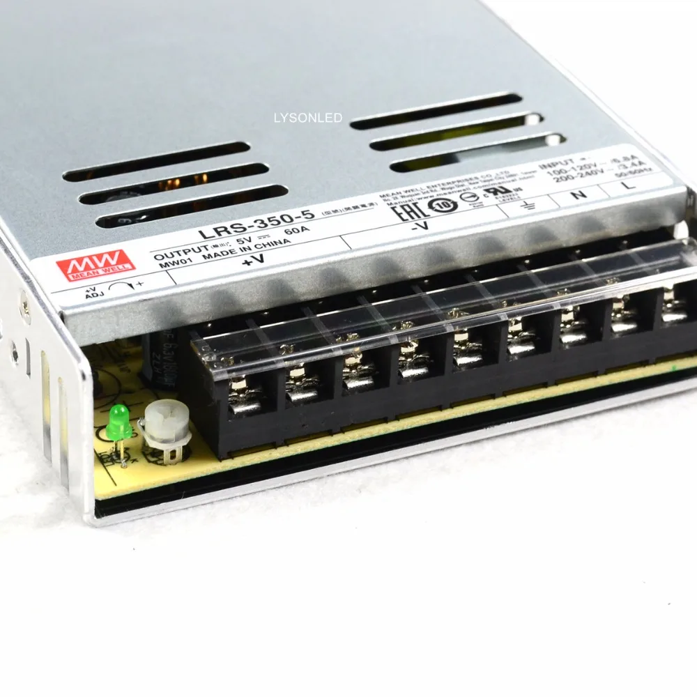 Высокое качество Тайвань MeanWell тонкий LRS 350 5 5V60A импульсный источник питания
