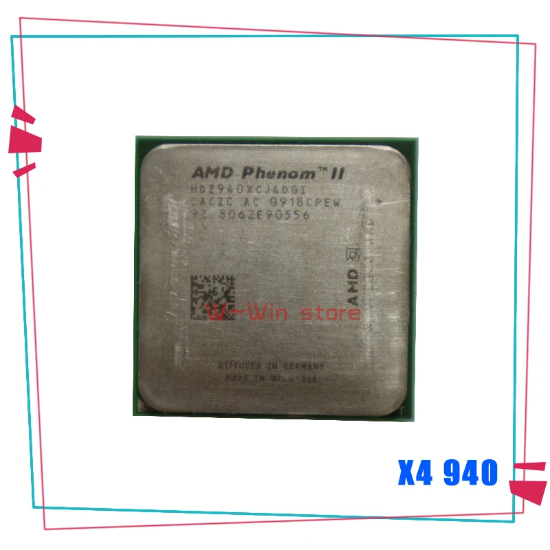 Процессор AMD Phenom X4 940X4 940 3,0 ГГц четырехъядерный процессор HDZ940XCJ4DGI 125 Вт Разъем AM2+ контакт для продажи X4 920