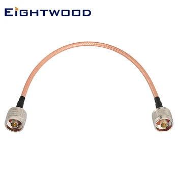 

Eightwood N-Type Plug Male to N Plug Connector Straight WiFi Adapter Pigtail RG400 RF Coaxial Cable 30cm for Bluetooth Wireless