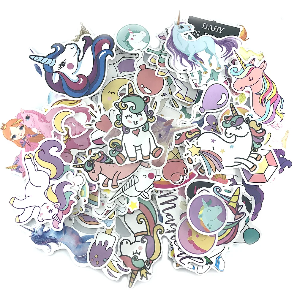 

94pcs different Unicorn Sticker Set for Scrapbooking , Unicorn Journal Stickers