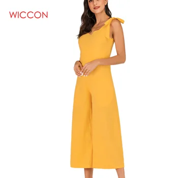 

Women Fashion Solid Color Jumpsuit Plus Size Loose Romper Jumpsuit Long Trousers Streetwear Overalls Rompers