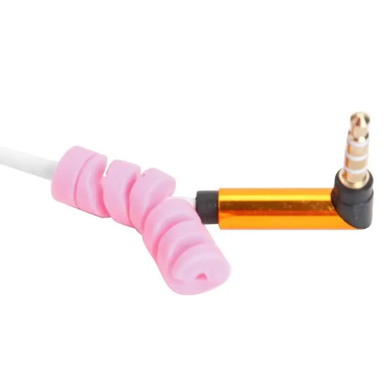 Спиральный кабель Защитная крышка для Apple iPhone usb зарядный кабель шнур восхитительный защитный рукав для телефонов шнур