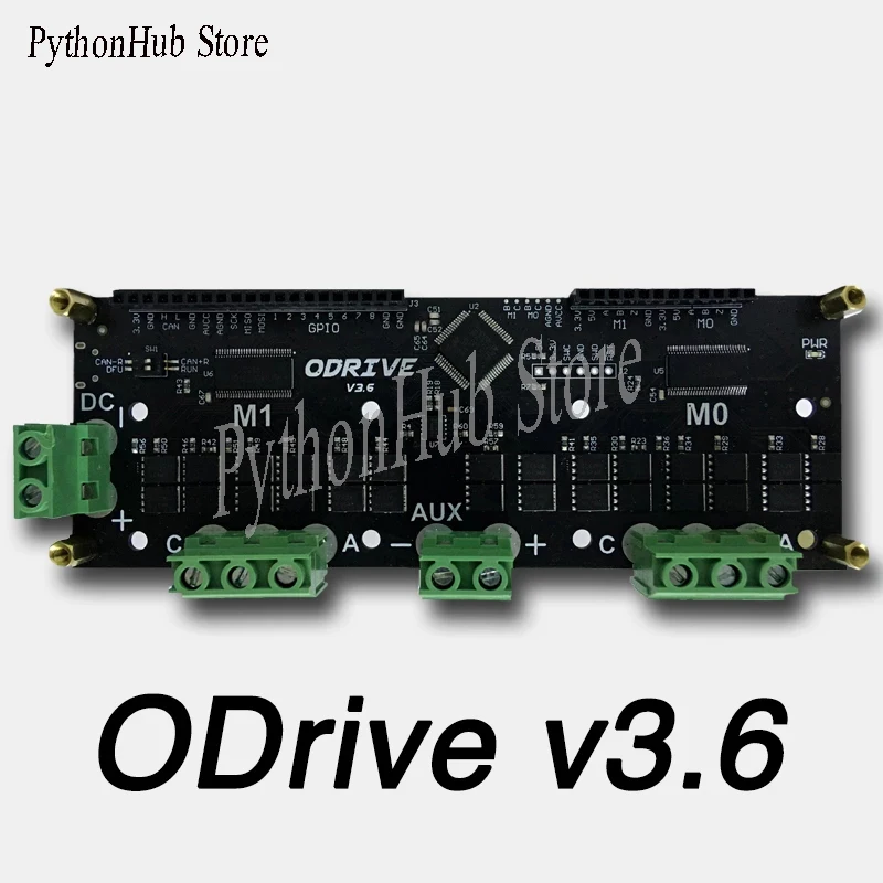 US $101.52 ODrive36 FOC BLDC AGV Servo Dual Motor Controller High Power Development Board ODrive 36