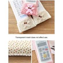 Горячая медведь ткань кружева телевизор кондиционер пульт дистанционного управления лук крышка пылезащитный чехол Чехол