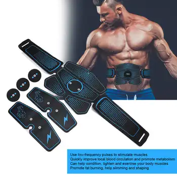 

Smart Pulse Abdominal Muscle Patch Arm Leg Muscle Training Stimulator Fitness Equipment USB Charging Muscle Stimulator Health