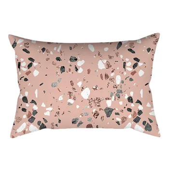 

Pink Geometric Nordic Cushion Cover Tropic Pineapple Throw Pillow Cover Polyester Cushion Case Sofa Bed Decorative