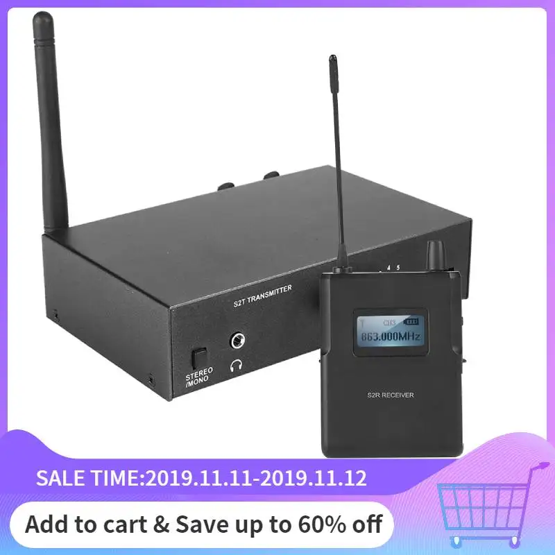 Для ANLEON S2 Беспроводная система наблюдения за ушами 561 568Mh / 526 535Mhz 670 680MHZ передатчик