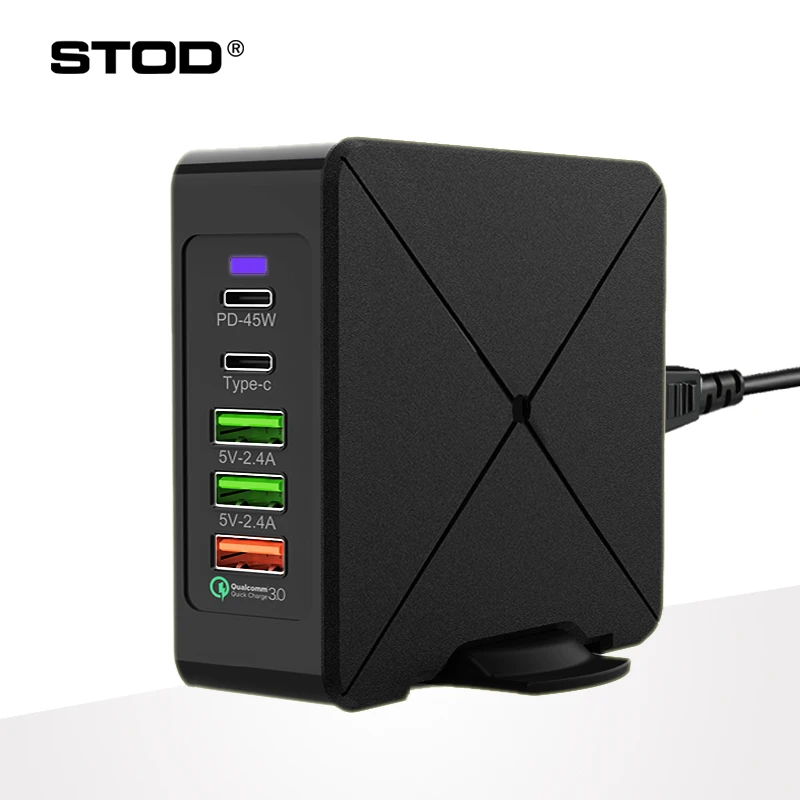  STOD PD 45W USB Charger Quick Charge 3.0 USB-C Fast Charging For iPhone 11 Pro X 8 Macbook Huawei S