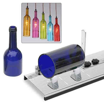 

1 Set Glass Bottle Cutter Cutting Thickness 2-10mm Stainless Steel Better Cutting Control Create Glass Sculptures LB88