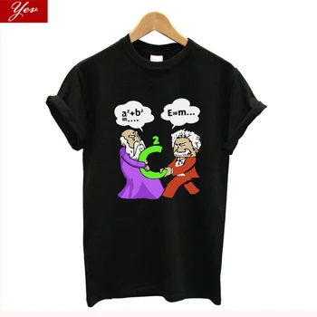 

E=mc² Novelty Sarcastic funny T Shirt women mathematics Einstein cool streetwear Vintage Tee shirt homme women clothes harajuku