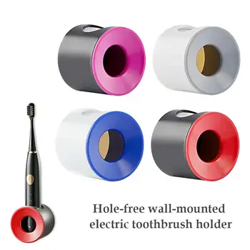 

1PC Wall Mount Electric Toothbrush Holder Fashion Creative Traceless Stand Rack Toothbrush Body Base Stander Save Space