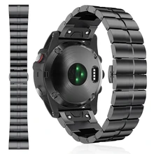 QuickFit 26 мм металлический ремешок на руку для Garmin Fenix 6X 5X Plus 3 ч ремешок часы аксессуары быстросъемный браслет из нержавеющей стали