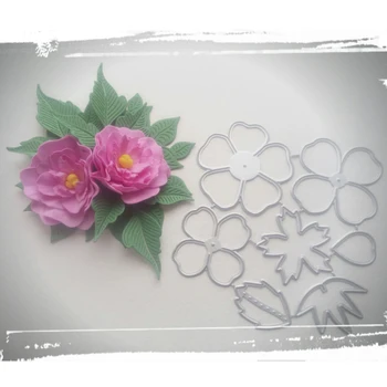 

Beautiful Flowers cutting die bow template DIY scrapbook metal cutting die paper card process embossing folder template-4302