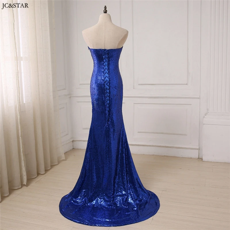 Vestido dama de honor, новинка, сексуальное платье с v-образным вырезом, Королевский синий цвет, с блестками, сексуальное платье для подружки невесты, длинное abito damigella robe demoiseur d'ho