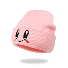 Big eyes Pattern Embroidery Knitted hat, Warm Hat, Beanie, Hip-hop hat, Woolen hat, Women's Knitted thick hat, Melon leather hat