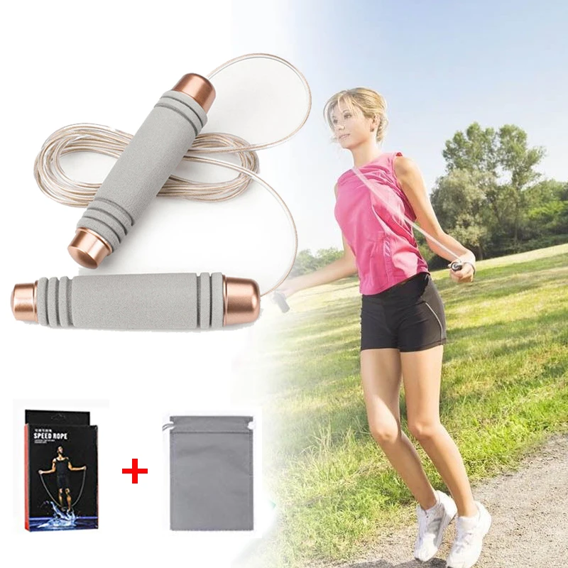 Любимая Спортивная Скакалка для фитнеса стальная проволочная скакалка быстрая