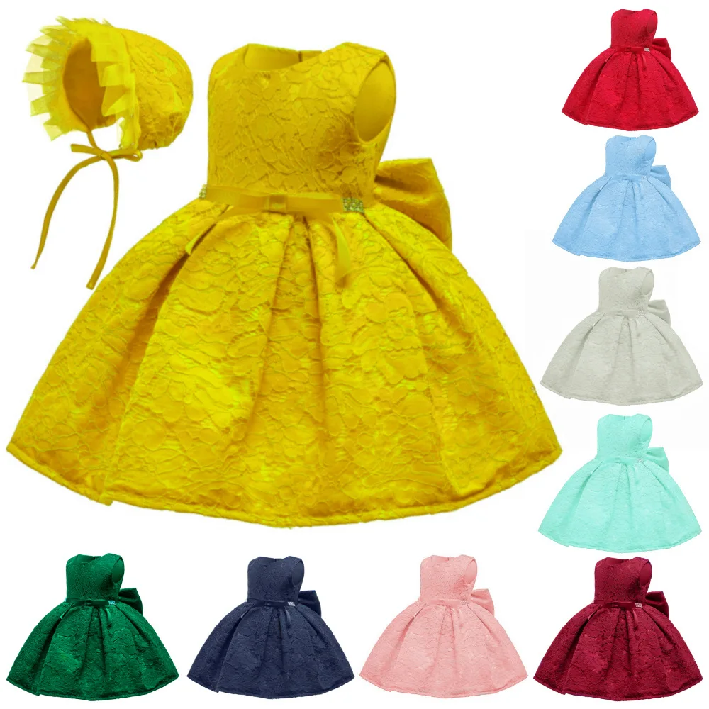

Baby Dress Infant Party Wedding Princess Dress For Baby Girl First 1 Year Birthday Dress Kids Christening Dress Newborn Clothing