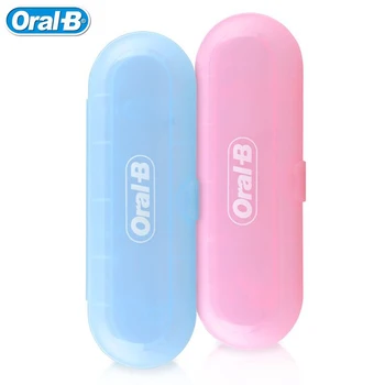

Oral B Portable Travel Box for Electric Toothbrush Outdoor Hiking Camping Protect Cover Storage Case Blue Pink