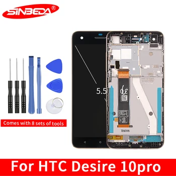 

Sinbeda 5.5" LCD For HTC Desire 10 Pro LCD Display Touch Screen with Frame Digitizer Assemble For HTC Desire 10 Pro Display D10W