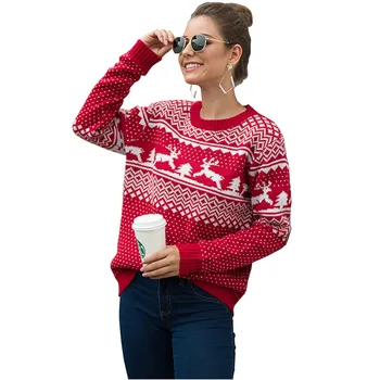 

Autumn Knitted Cropped Sweater for Women Leopard Pattern Long Sleeve Knitting Sweaters Pullovers Female 2019 Winter Loose Jumper