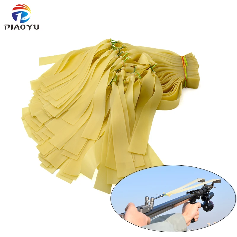 

Large Power Shooting Fish Slingshot Rubber Band 3/6/9pcs Widened Natural Latex Elastic Rubber Band for Outdoor Hunting