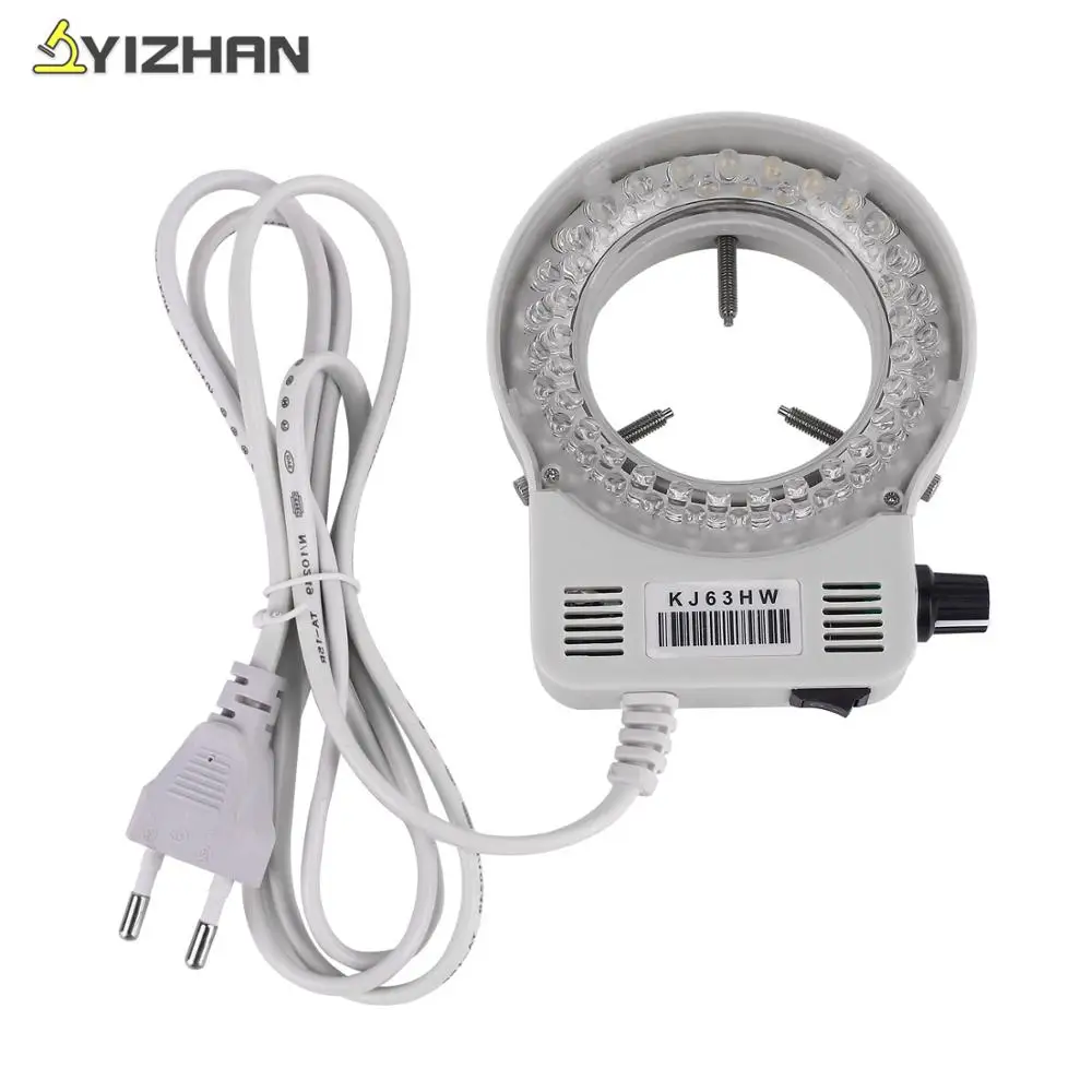 

100V 220V 60000LM Adjustable Microscope LED Ring Light Illuminator Lamp For STEREO Microscope Excellent Circle Light