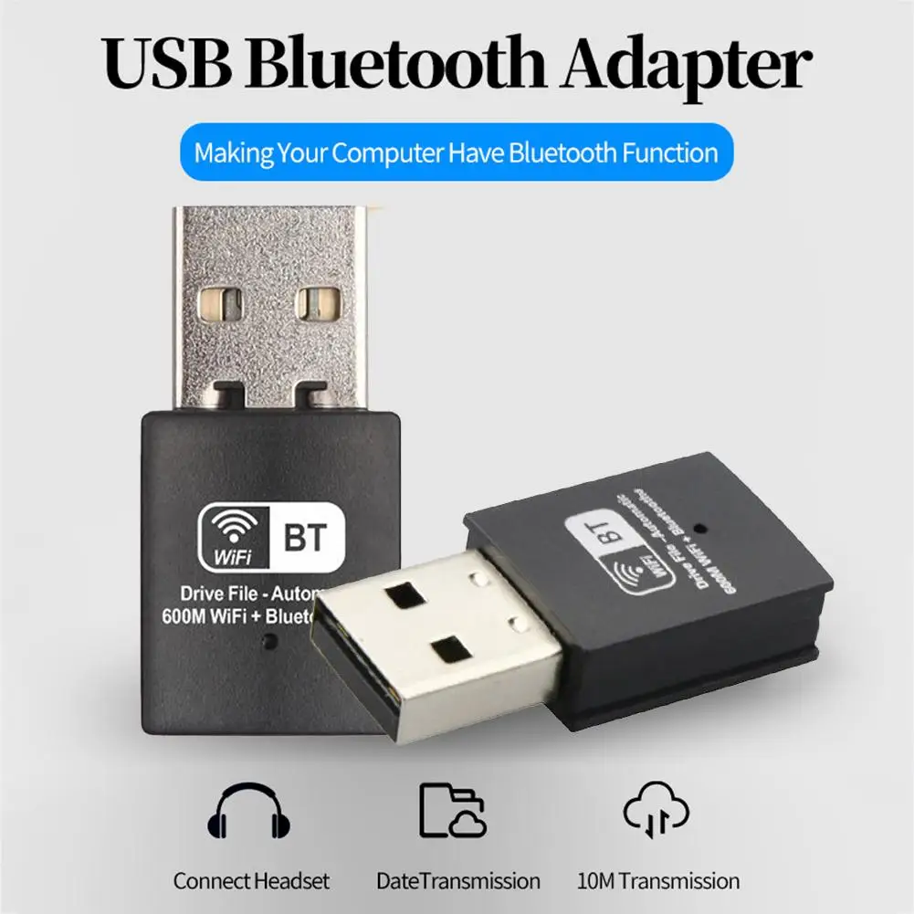 Беспроводной USB Wi Fi адаптер 600 Мбит/с 2 4 + 5 ГГц|Беспроводные адаптеры| |