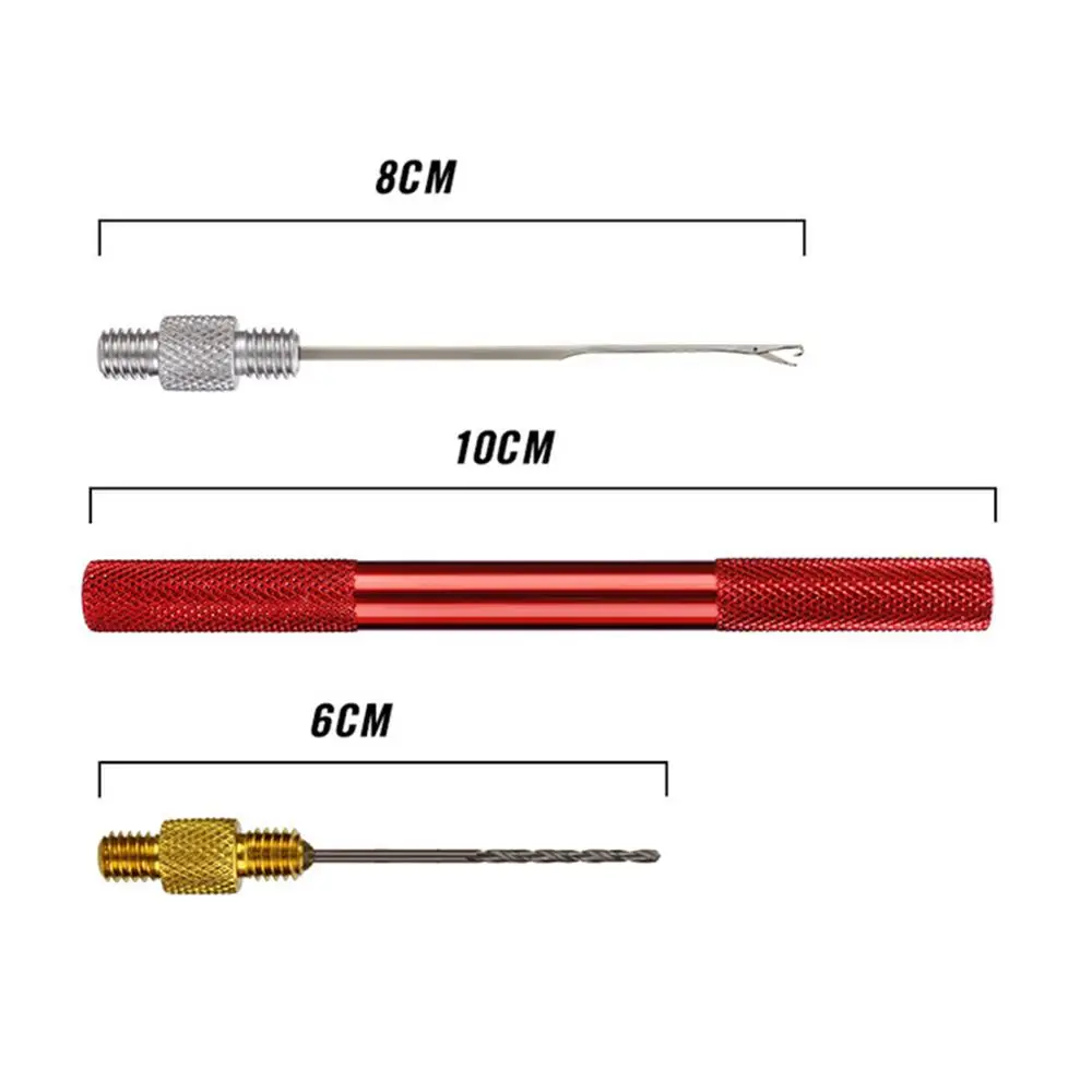 3 в 1 рыболовные приманки для ловли карпа, набор зажимов, комбинированный набор, Узелок, штифт, дрель с язычком, одежда для наживки, крючок, крючком, иглы, снасти