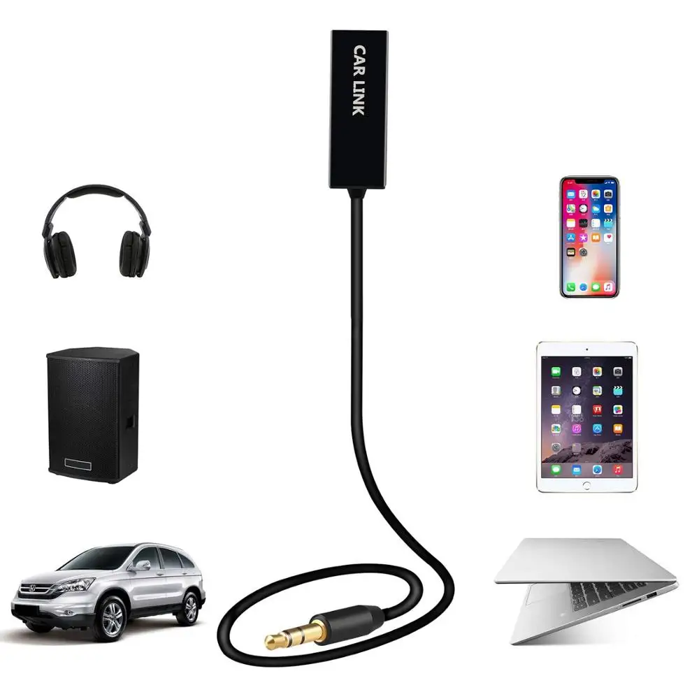 Bluetooth 4,1 громкой связи Автомобильный Aux USB авто комплект беспроводной портативный 3,5 мм стерео аудио музыкальный приемник мини домашний адаптер для динамиков