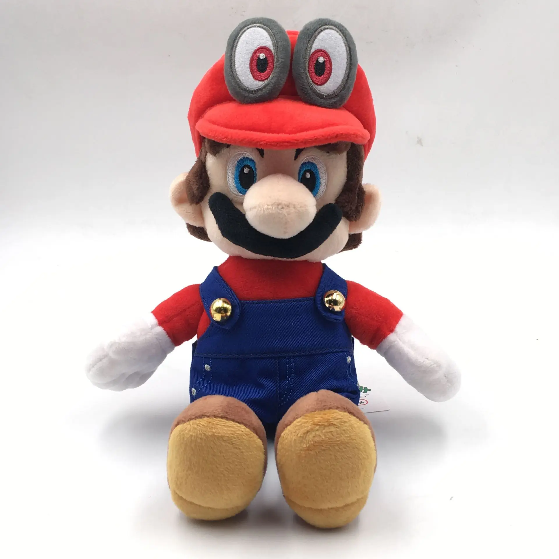 20 см Super Mario Bros мягкая плюшевая кукла игрушка игра Супер Марио Одиссея Куклы Дети подарок игрушки для детей - Цвет: Красный