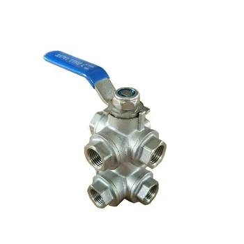 

6-way Ball Valve Stainless Steel Ball Valve M16X1.5 Female Thread Six Port Control Ball Valve