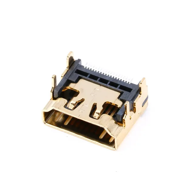 HDMI-Compatible Female Jack/Socket Connector 19PIN 19P Right Angle SMT Board Connectors Electronics Others Terminals Terminals Block 209802fb858e2c83205027: 10PCS|5PCS