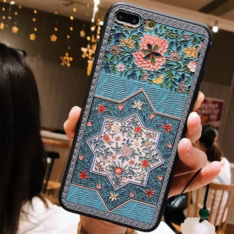 Чехол для Samsung A30S A50S мягкий силиконовый чехол 3D Цветочный тисненый телефона Galaxy A
