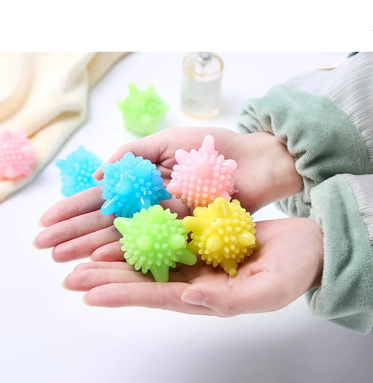 2pcs/lot Super Big Magic Laundry Ball For Household Cleaning Washing Machine Clothes Softener Starfish Shape Solid Cleaning Ball