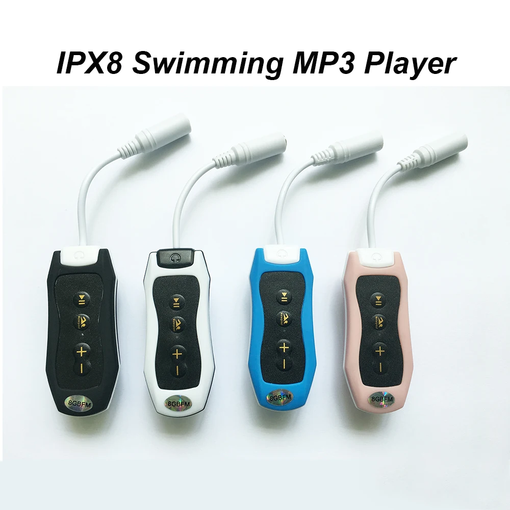 003 Waterproof IPX8 Clip MP3 Player FM Radio Stereo Sound 4G/8G Swimming Diving Surfing Cycling Sport Music Player microsoft zune MP3 Players