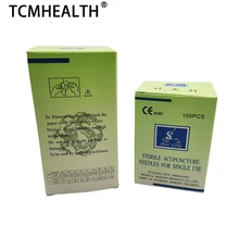 

TCMHEALTH 100PCS Sterile Stainless Steel Acupuncture Needles Edged with Guide Tube Disposable Sterile Acupuncture Needles 0.25MM