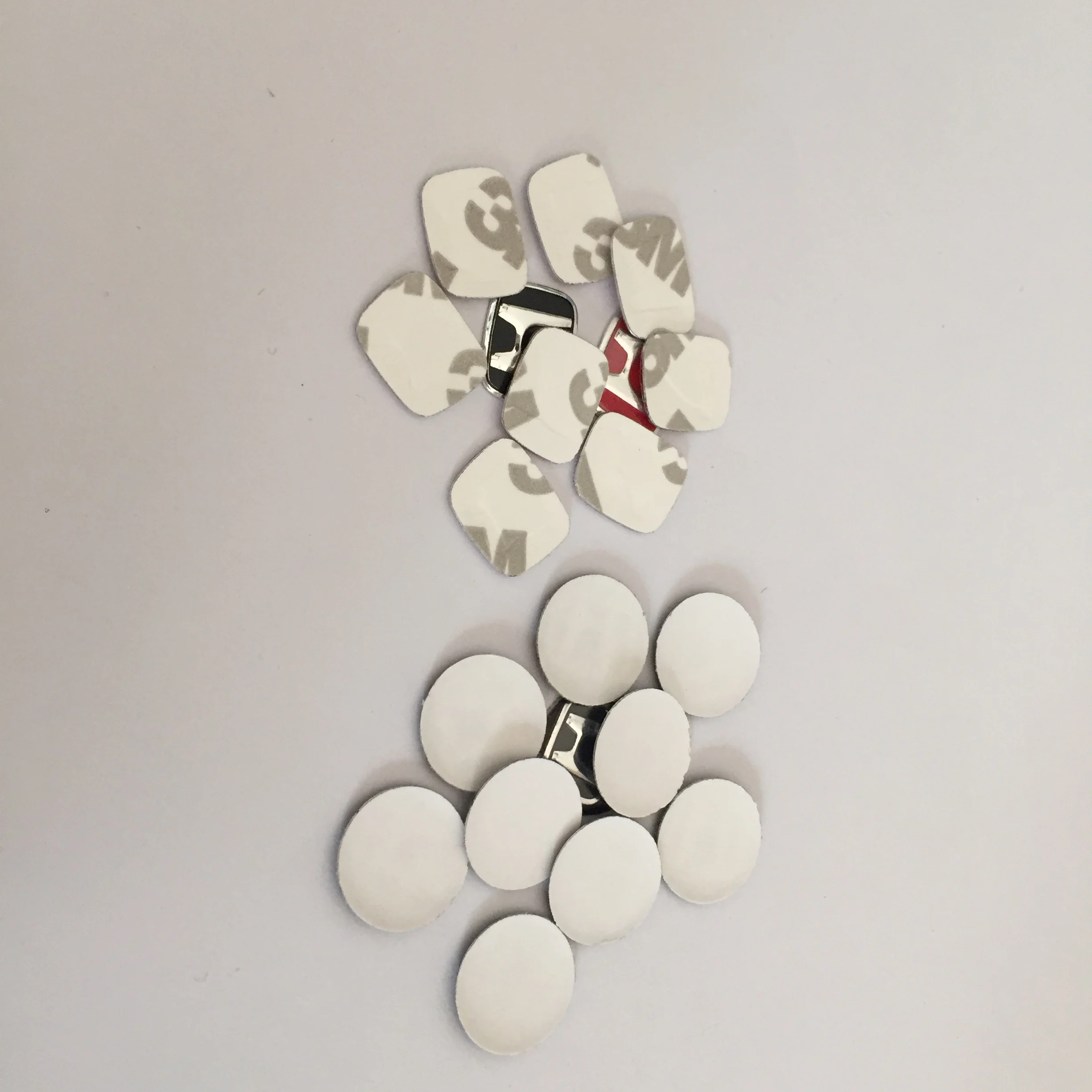 

5pcs 12mm 14mm black red Car Remote Key Fob Emblem Badge Radio button Sticker Replacement car Styling accessories